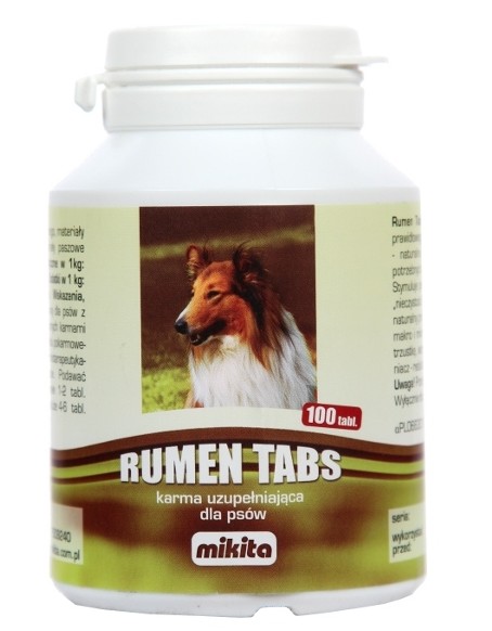 Mikita Rumen-Tabs 100 tabletek karma dla psa - obrazek 2