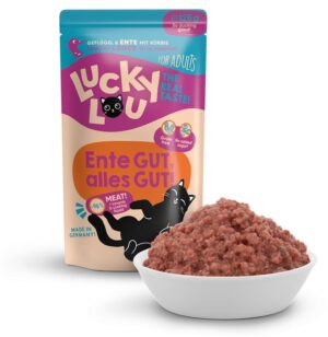 Lucky Lou Lifestage Adult Drób i kaczka saszetka 125g karma dla kota