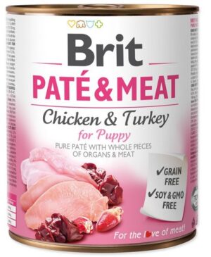 Brit Pate & Meat Dog Puppy puszka 800g karma dla psa