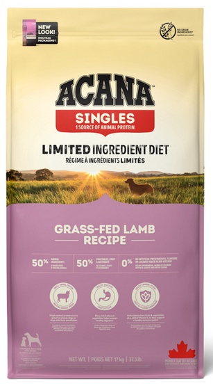 Acana Singles Grass-Fed Lamb 17kg karma dla psa