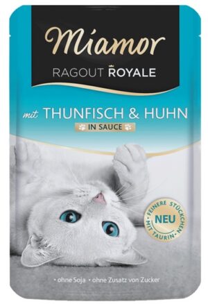 Miamor Ragout Royale z Tuńczykiem i Kurczakiem w sosie saszetka 100g karma dla kota
