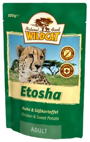 Wildcat Etosha - kurczak i bataty saszetka 100g karma dla kota