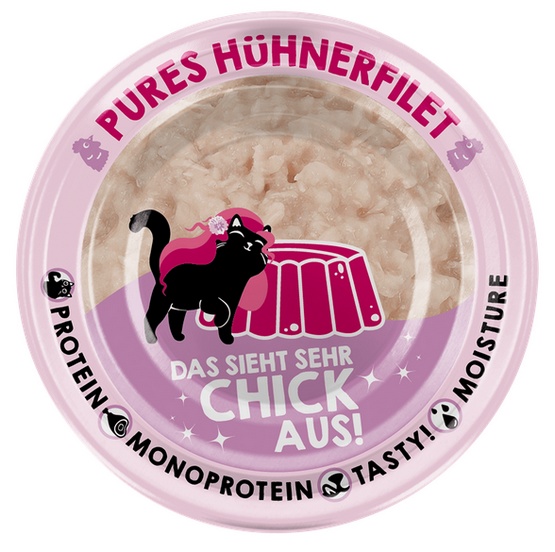 Lucky Lou Extrafood Kurczak w galaretce puszka 70g - obrazek 2