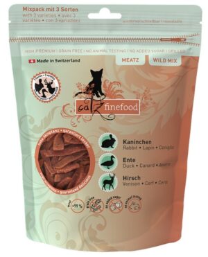 Catz Finefood Meatz Wild Mix - królik, kaczka, jeleń 45g karma dla kota