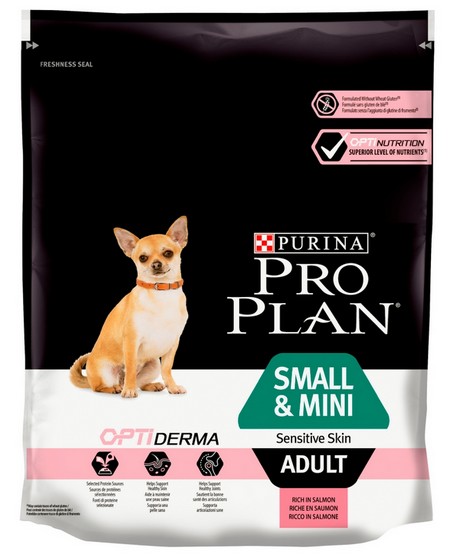 Purina Pro Plan Adult Small & Mini Sensitive Skin 700g karma dla psa - obrazek 2