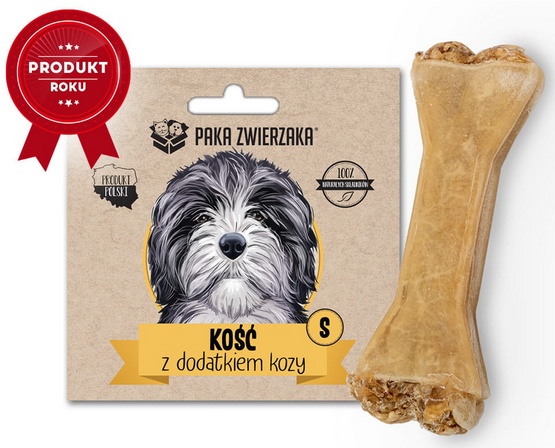 Paka Zwierzaka Kość z dodatkiem kozy S 10cm karma dla psa - obrazek 2