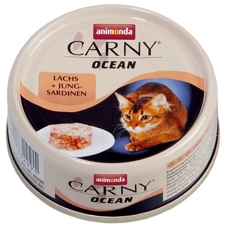 Animonda Carny Ocean łosoś i sardynki 80g karma dla kota - obrazek 2