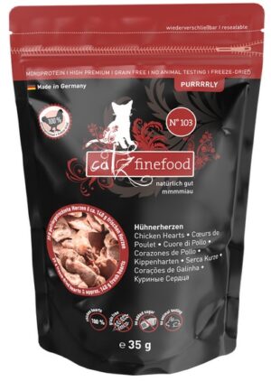 Catz Finefood Purrrrly N.103 Serca kurczaka 35g karma dla kota
