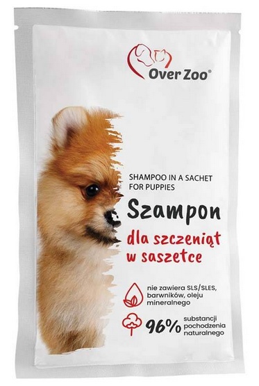 Over Zoo Szampon dla szczeniąt saszetka 20ml - obrazek 2