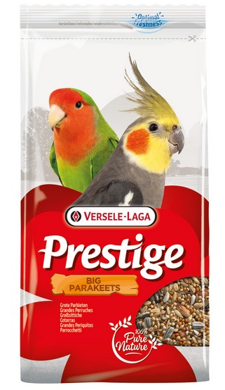 Versele-Laga Prestige Big Parakeets średnia papuga (nimfa, nierozłączka) 1,2kg (1+0,2kg gratis) - obrazek 3