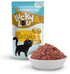 Lucky Lou Lifestage Adult Drób i jeleń saszetka 125g karma dla kota