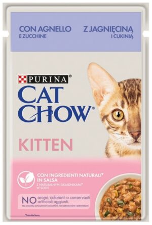 Purina Cat Chow Kitten Jagnięcina saszetka 85g karma dla kota