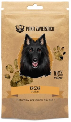 Paka Zwierzaka Chunkies Kaczka 100% 70g karma dla psa