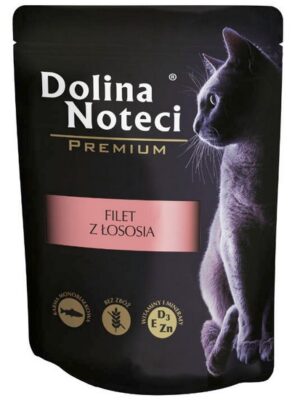 Dolina Noteci Premium Kot Filet z łososia saszetka 85g karma dla kota