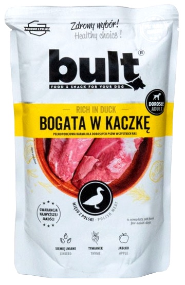 Bult Mielonka bogata w kaczkę saszetka 500g karma dla psa - obrazek 2