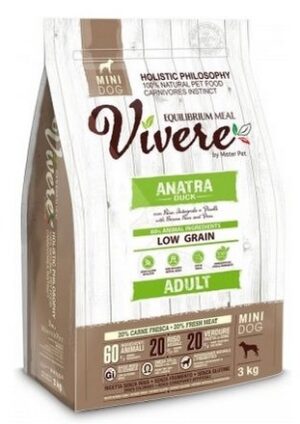 Vivere Dog Mini Adult Duck 3kg karma dla psa
